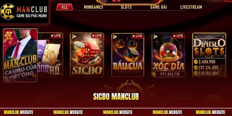 Sicbo Manclub – Hướng Dẫn Cách Chơi Từ A-Z Cho Hội Viên